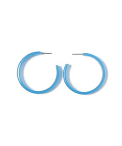 クリア フープ ピアス