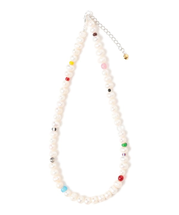 ROSETTA PRAYER / PEARL BEADS NECKLACE