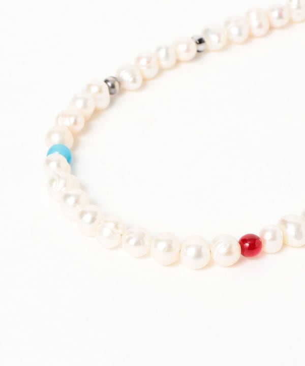 ROSETTA PRAYER / PEARL BEADS NECKLACE