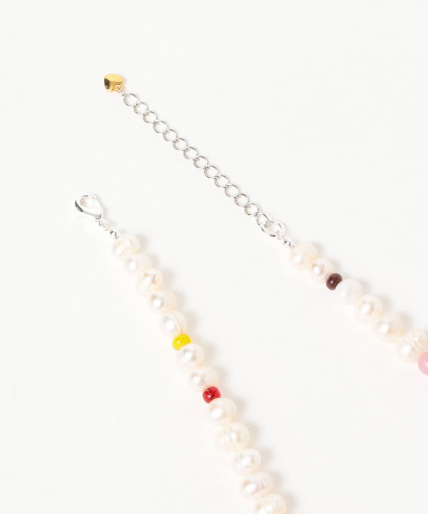 ROSETTA PRAYER / PEARL BEADS NECKLACE