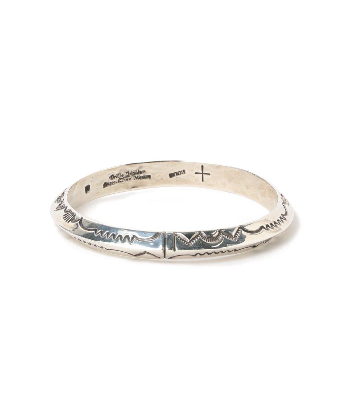 BEAMS BOY（ビームス ボーイ）【別注】Orville Tsinnie / / Triangle Stamp Circle  Bracelet（アクセサリー ブレスレット）通販｜BEAMS