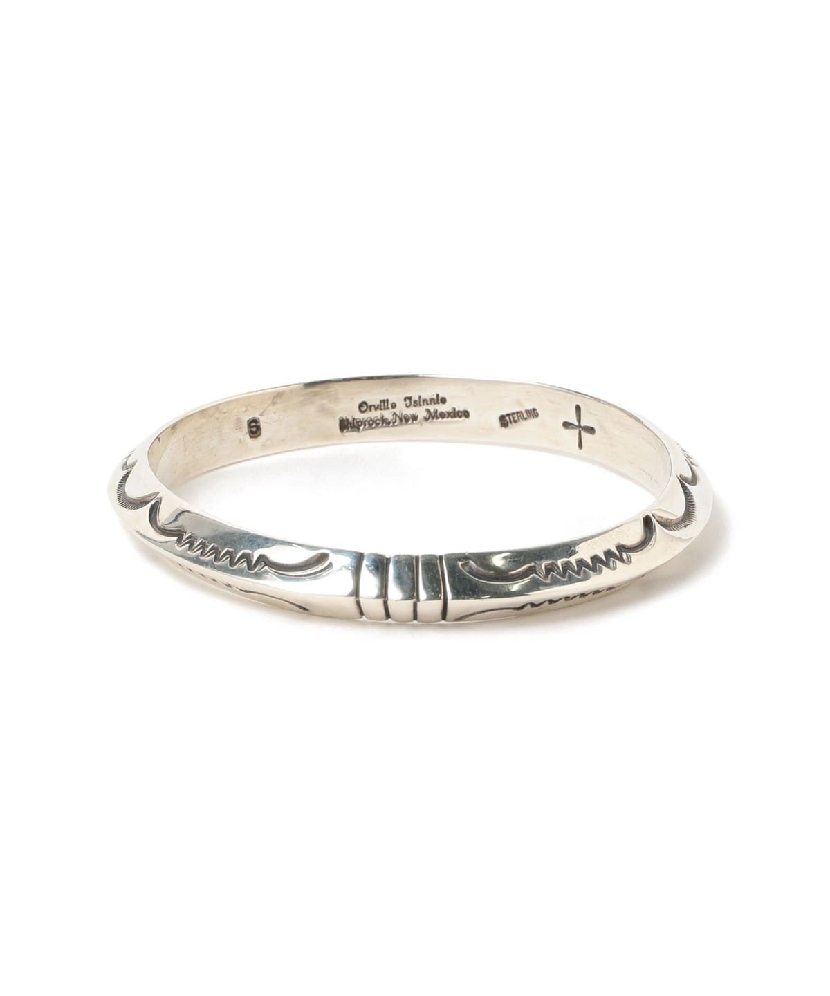 BEAMS BOY（ビームス ボーイ）【別注】Orville Tsinnie / / Triangle Stamp Circle  Bracelet（アクセサリー ブレスレット）通販｜BEAMS