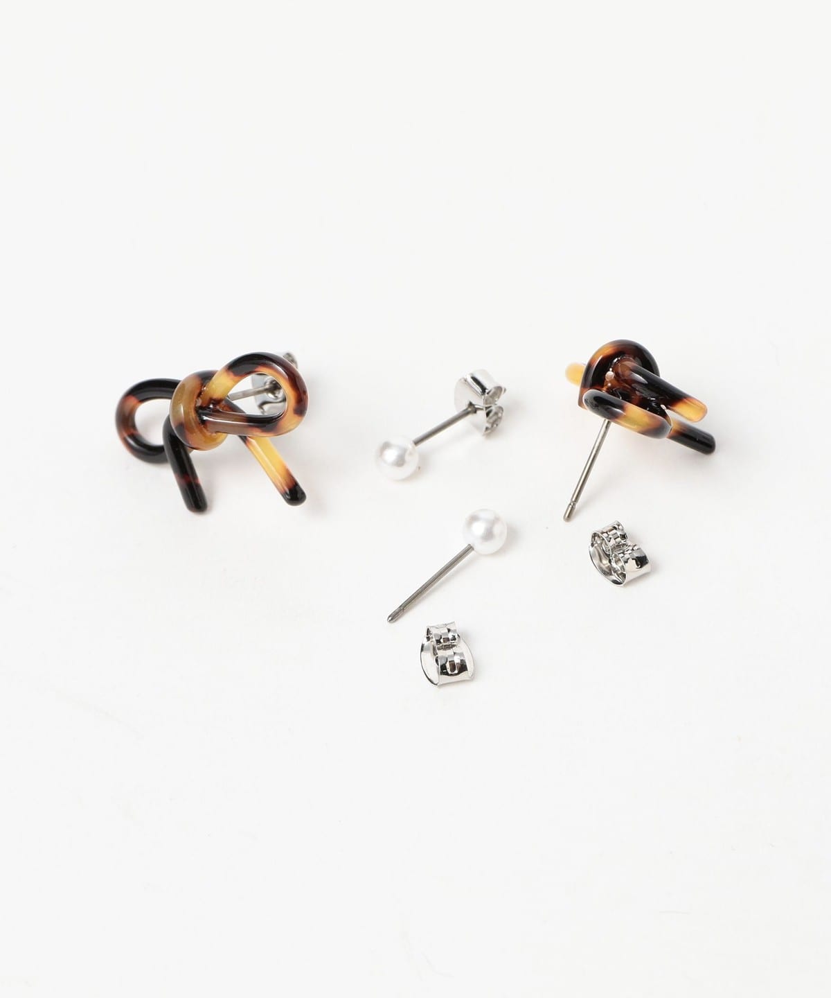 BEAMS BOY（ビームス ボーイ）リボン ピアス セット（アクセサリー