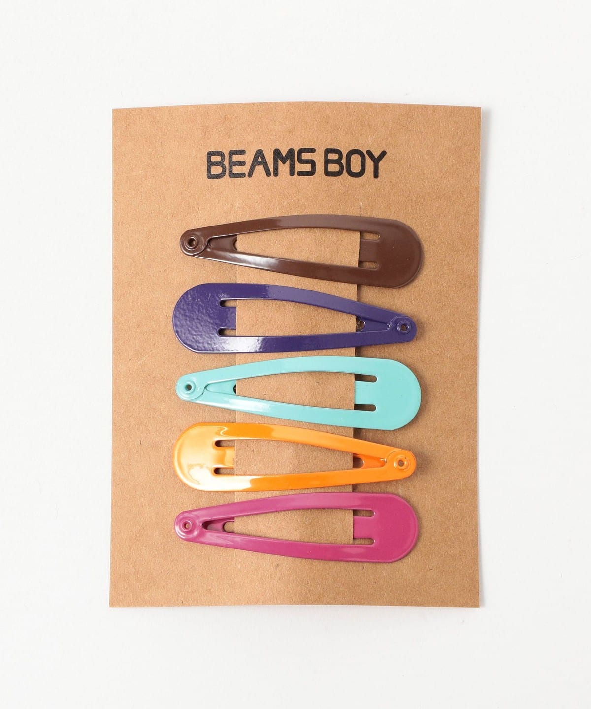 BEAMS BOY（ビームス ボーイ）カラフル ヘアピン 5P（ヘアアクセサリー