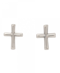 ARROW NOVELTY / シルバー クロスピアス