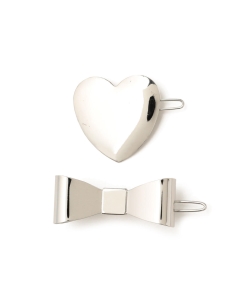 BEAMS BOY / リボン ハート セットピン