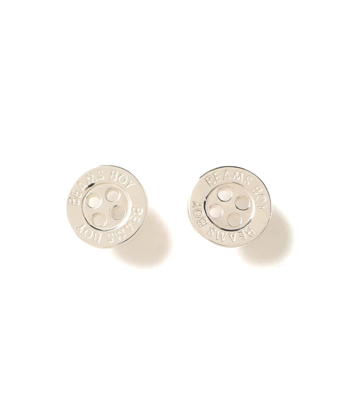 Beams Boy ビームス ボーイ Beams Boy Silver ボタンピアス アクセサリー ピアス 両耳用 通販 Beams