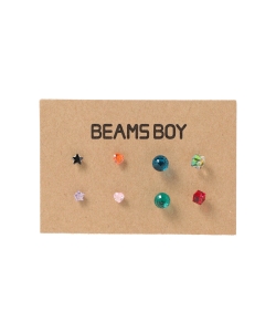 BEAMS BOY / チビビジュー セット ピアス