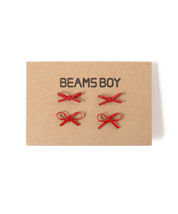 Beams Boy ビームス ボーイ Beams Boy ミニ リボン 2p ピアス アクセサリー ピアス 両耳用 通販 Beams