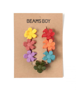 BEAMS BOY / フラワー ヘアクリップ 7P