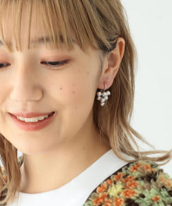 BEAMS BOY / シルバー パール イヤリング