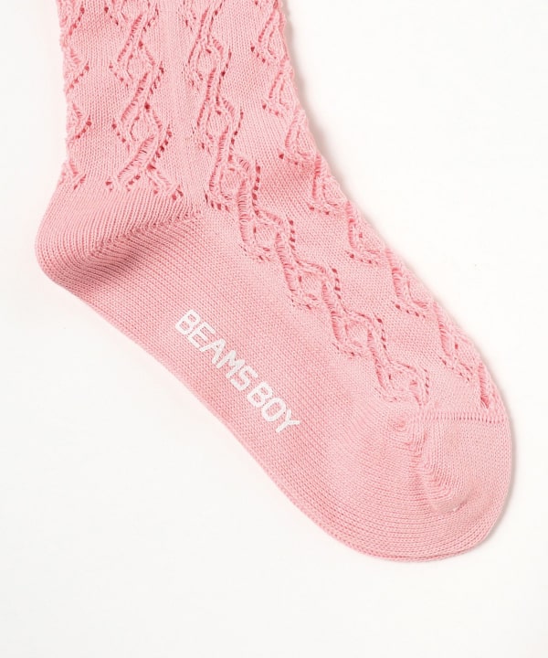 BEAMS BOY（ビームス ボーイ）レース スポーツ ソックス（レッグ
