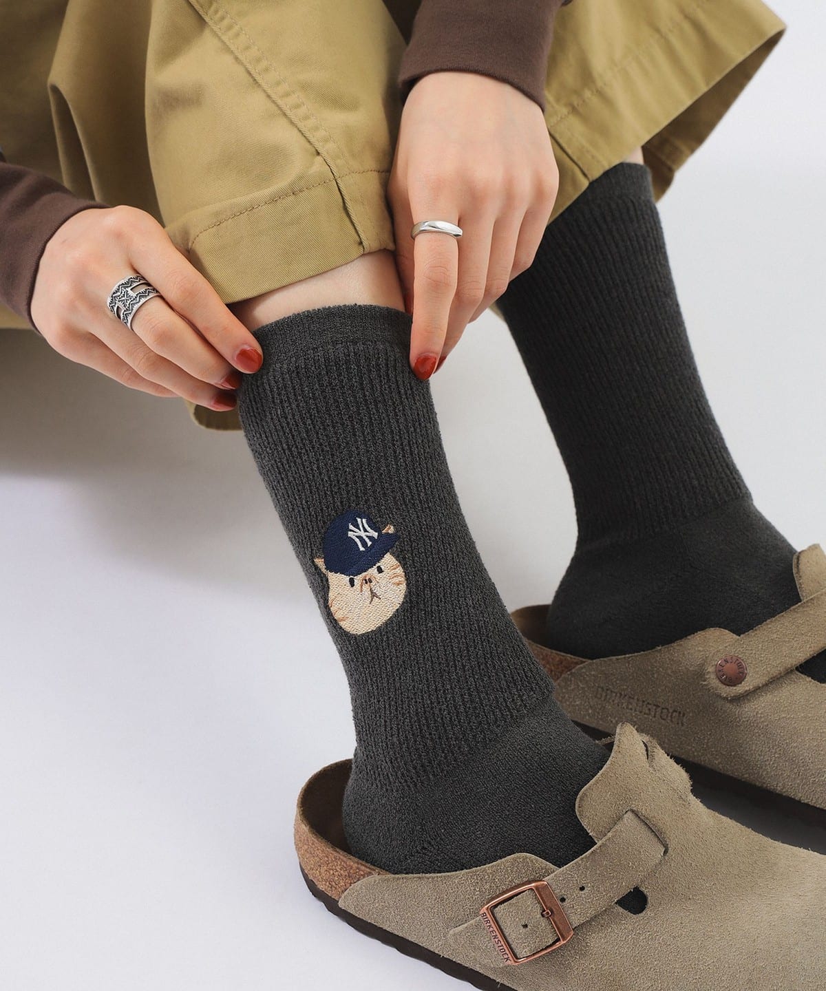 【別注】ROSTER SOX ロスターソックス / MLB CATS SOX レッグウェア WOMEN GREY ONE SIZE 【別注】ROSTER SOX ロスターソックス / MLB CATS SOX レッグウェア WOMEN GREY ONE SIZE