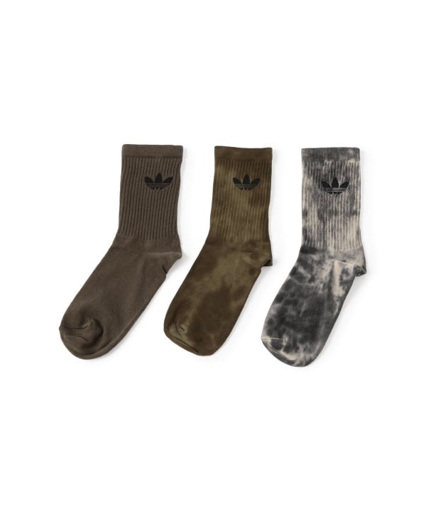 adidas / タイダイ クルーソックス 3P