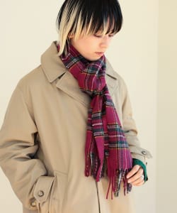 HIGHLAND TWEEDS / チェック マフラー 小
