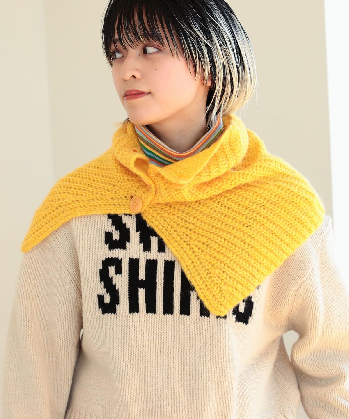 タートル ネックウォーマー ファッション雑貨 WOMEN YELLOW ONE SIZE タートル ネックウォーマー ファッション雑貨 WOMEN YELLOW ONE SIZE