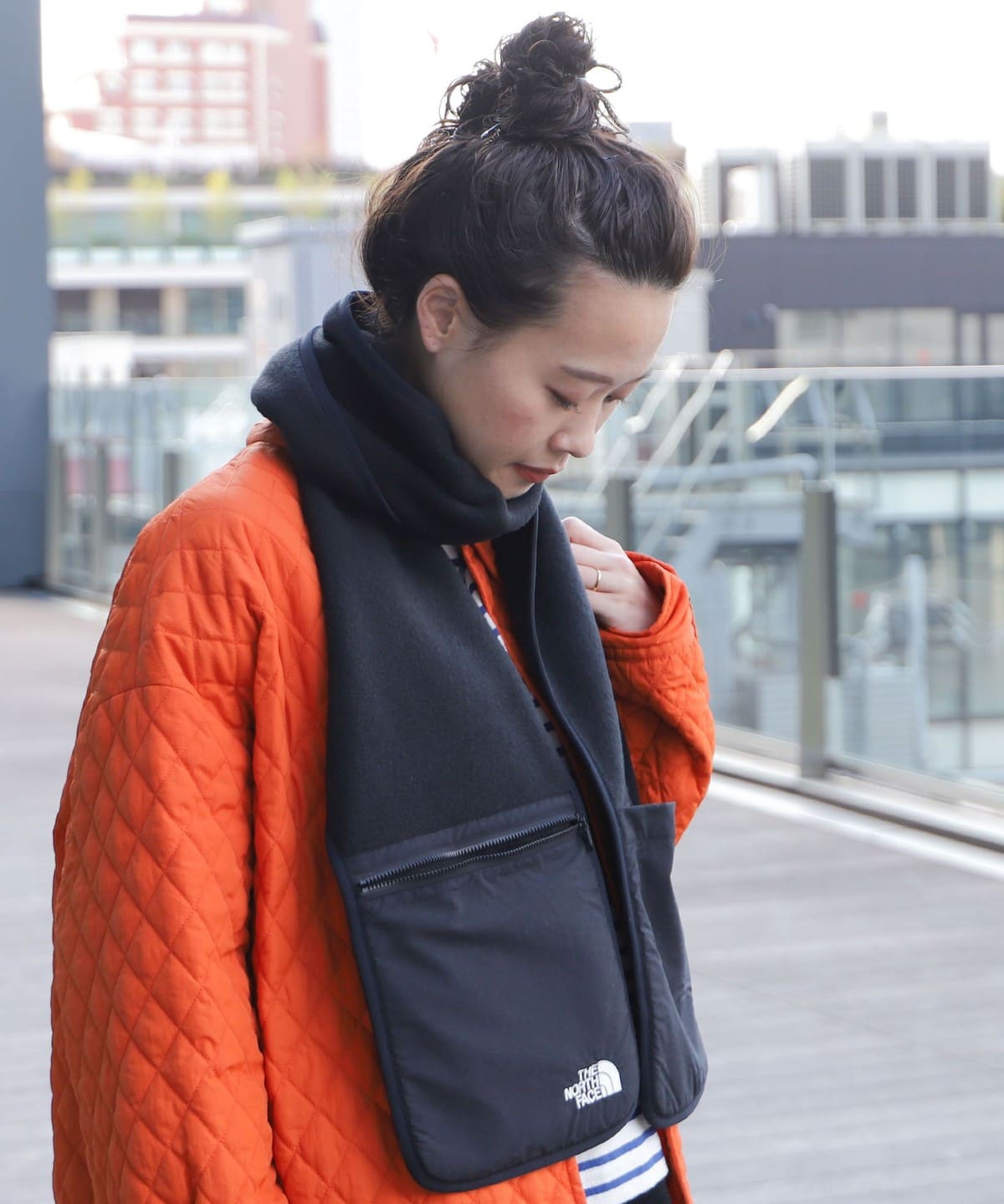 BEAMS BOY（ビームス ボーイ）THE NORTH FACE / Micro Fleece Muffler