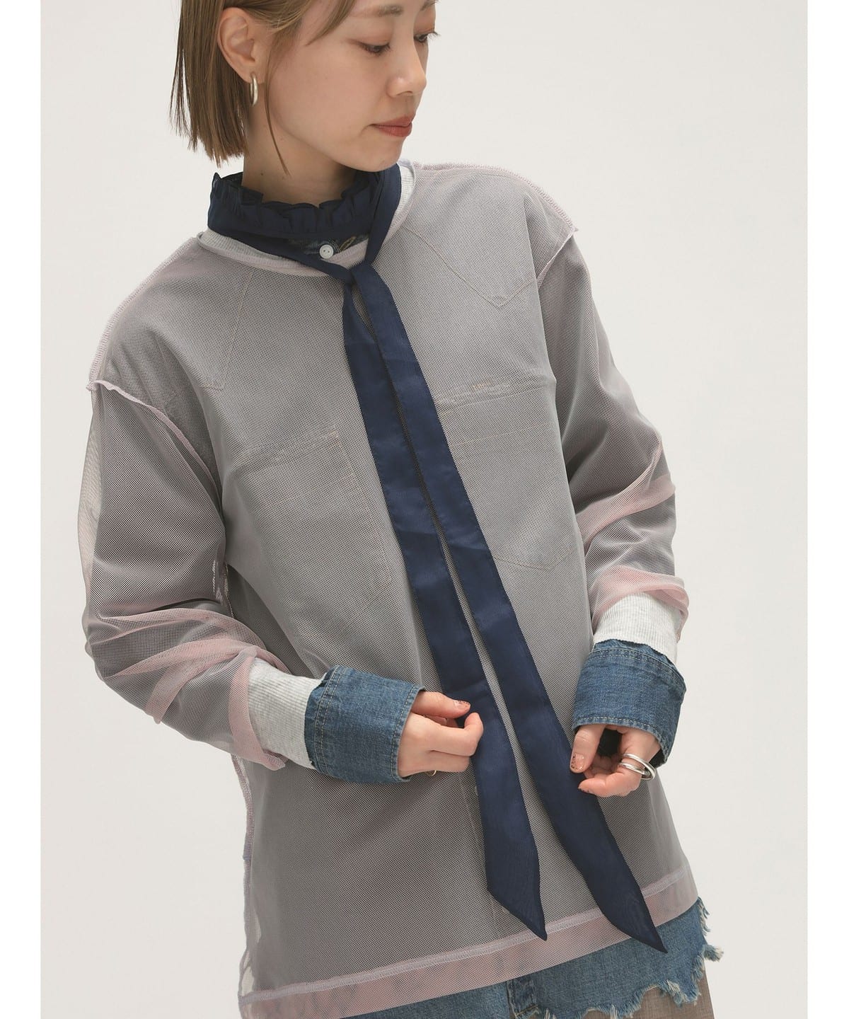 maturely マチュアリー / デタッチ ボウタイ アクセサリー WOMEN NAVY ONE SIZE maturely マチュアリー / デタッチ ボウタイ アクセサリー WOMEN NAVY ONE SIZE