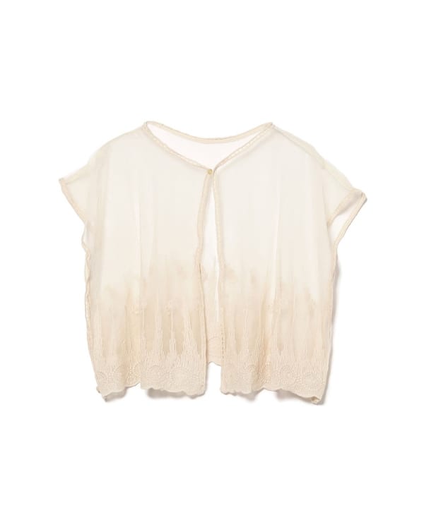 【再入荷】 BEAMS 透けレース ボーイ）ベスト風 BOY（ビームス トップス