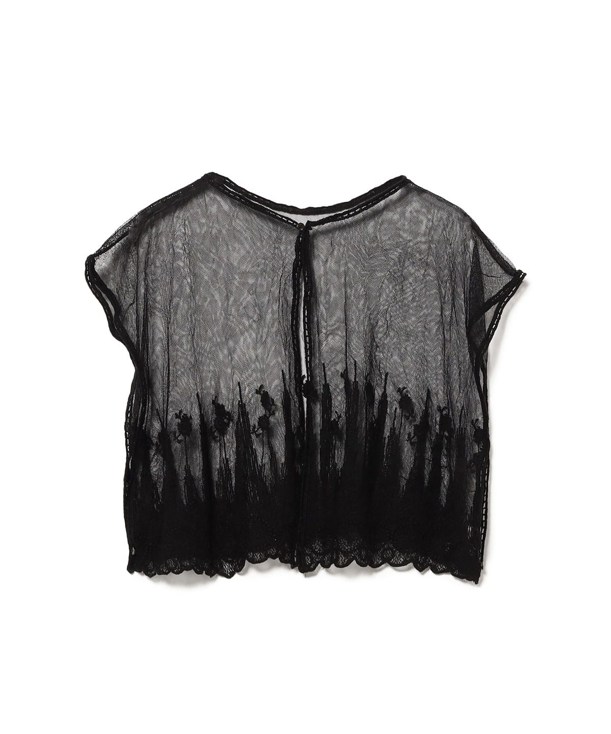 ベスト風 透けレース ファッション雑貨 WOMEN BLACK ONE SIZE ベスト風 透けレース ファッション雑貨 WOMEN BLACK ONE SIZE