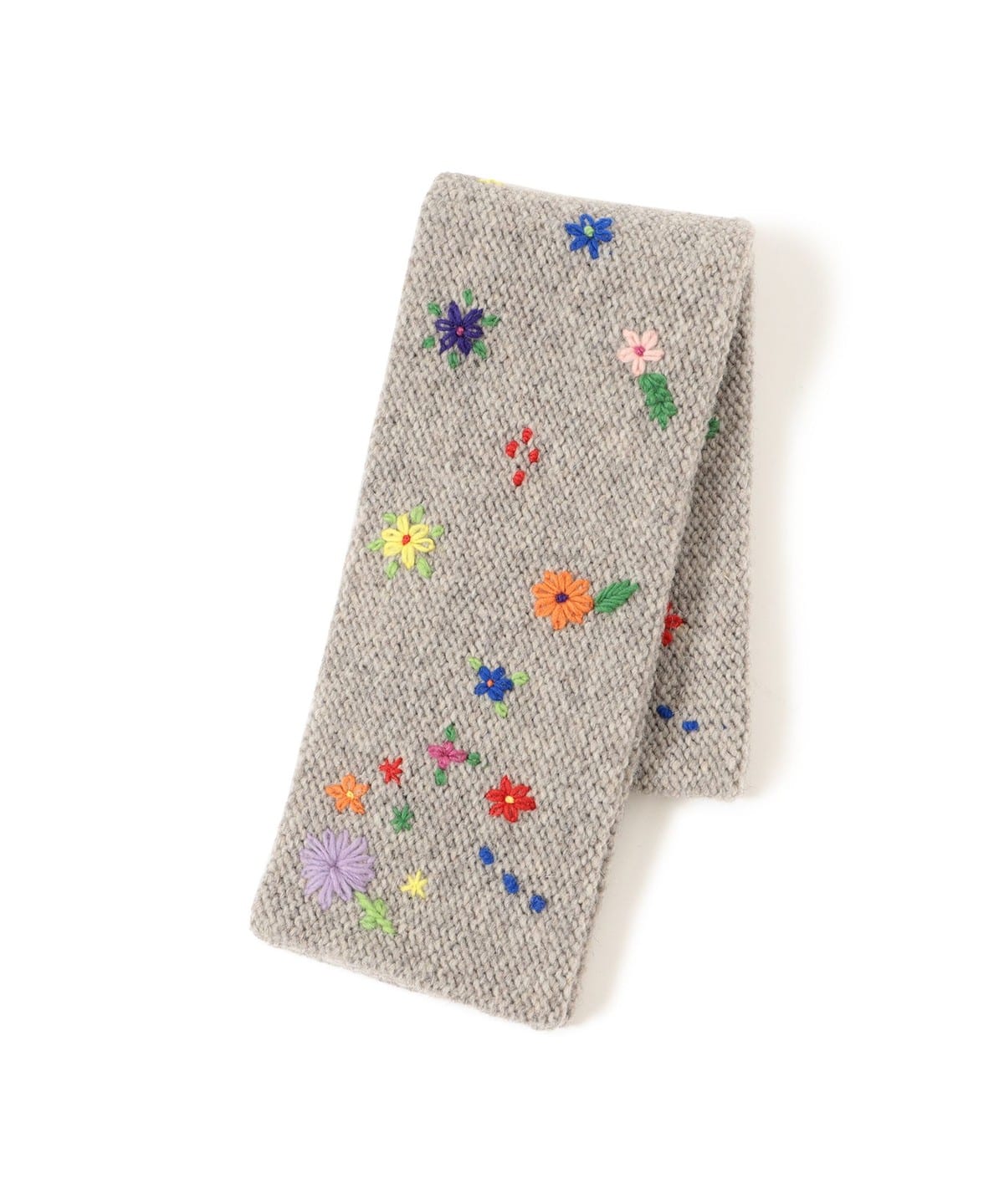 カラフルストライプマフラー Belly刺繍付き カラフルストライプマフラー Belly刺繍付き カラフルストライプ