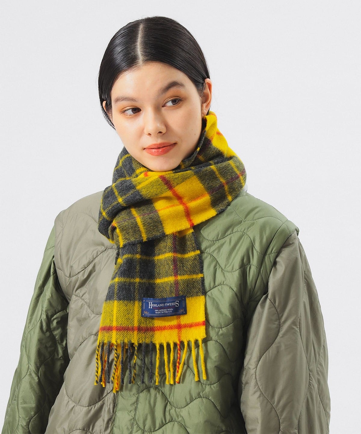 HIGHLAND TWEEDS ハイランド ツイード / チェック ストール 小 ファッション雑貨 WOMEN DRESS MCCLEOD ONE SIZE