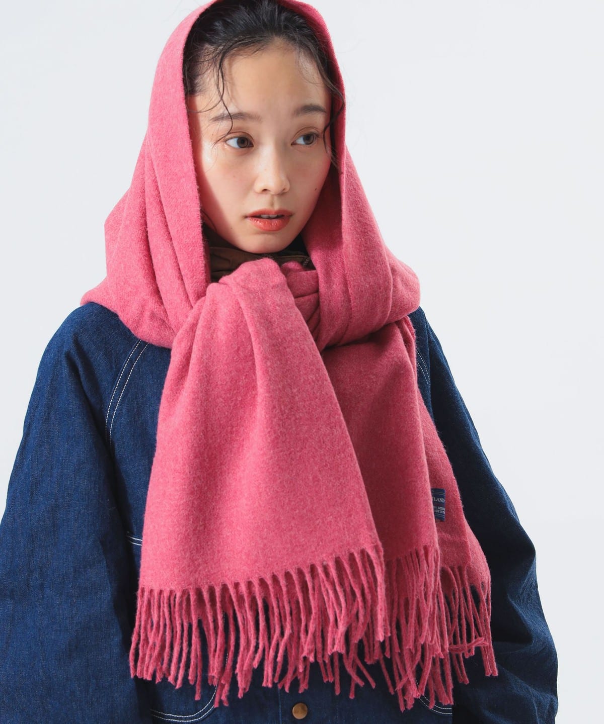 BEAMS BOY（ビームス ボーイ）HIGHLAND TWEEDS / ソリッド ストール 大