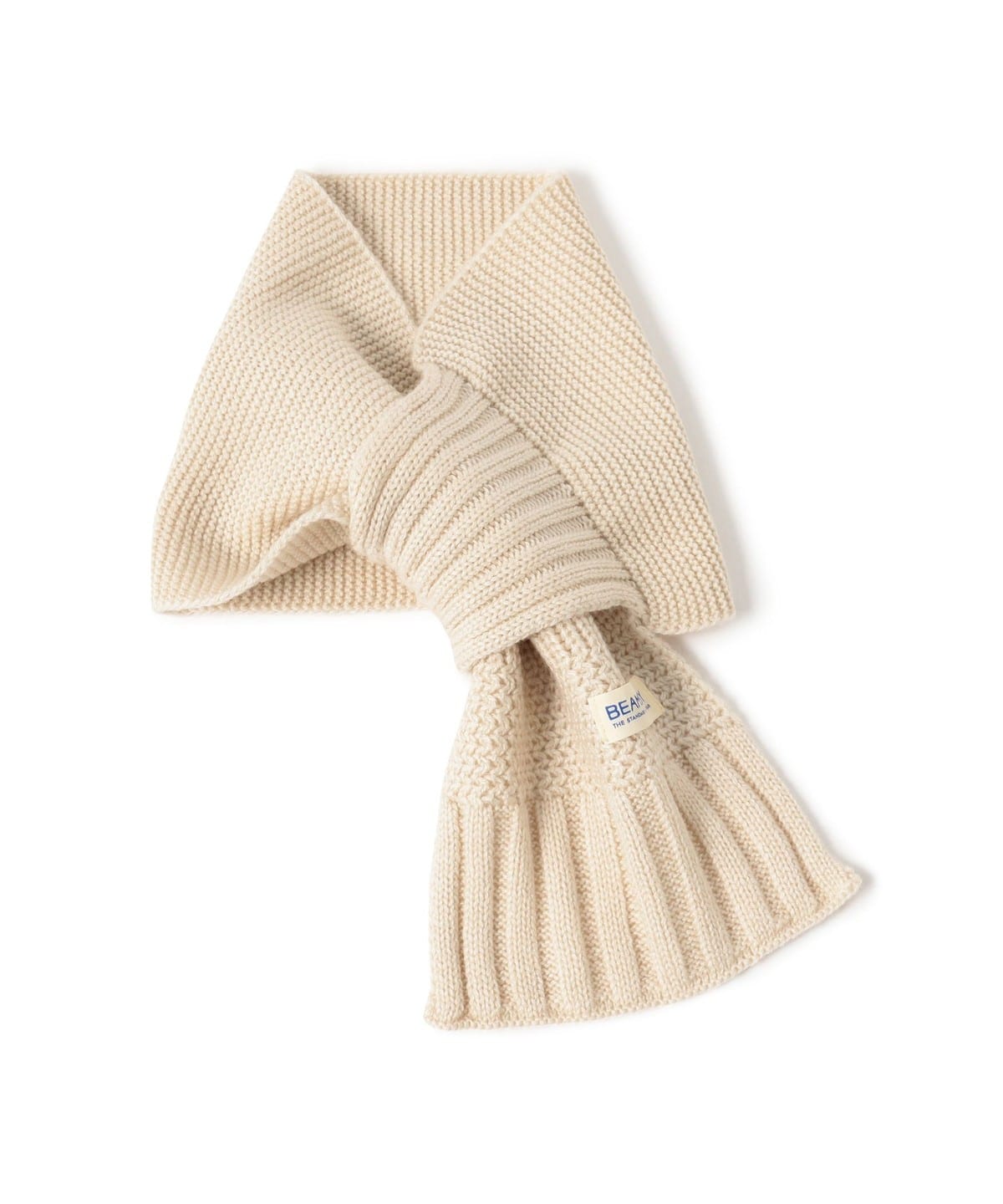 段リブ チビ ストール ファッション雑貨 WOMEN IVORY ONE SIZE 段リブ チビ ストール ファッション雑貨 WOMEN IVORY ONE SIZE