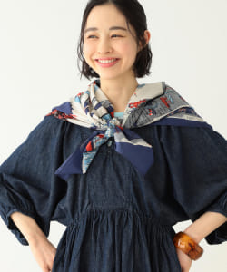 BINDU / NY マップ スカーフ