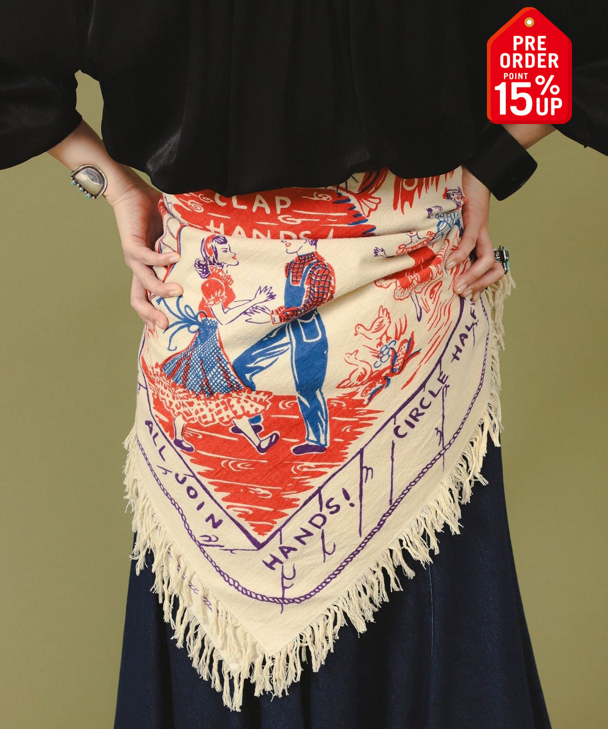 【+15%ポイントUP】【別注】BINDU ビンドゥー / ウエスタン スカーフ ファッション雑貨 WOMEN BEIGE ONE SIZE 【+15%ポイントUP】【別注】BINDU ビンドゥー / ウエスタン スカーフ ファッション雑貨 WOMEN BEIGE ONE SIZE