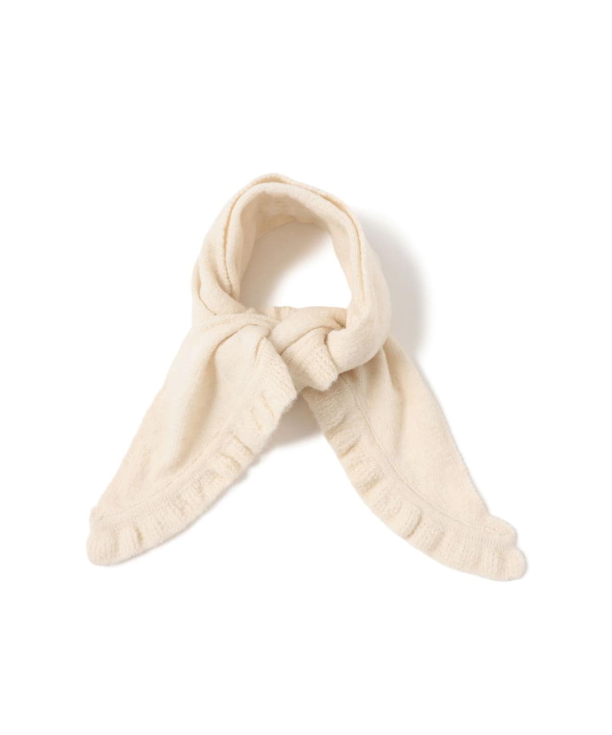 ちび フリル 三角 ストール ファッション雑貨 WOMEN OFF WHITE ONE SIZE ちび フリル 三角 ストール ファッション雑貨 WOMEN OFF WHITE ONE SIZE
