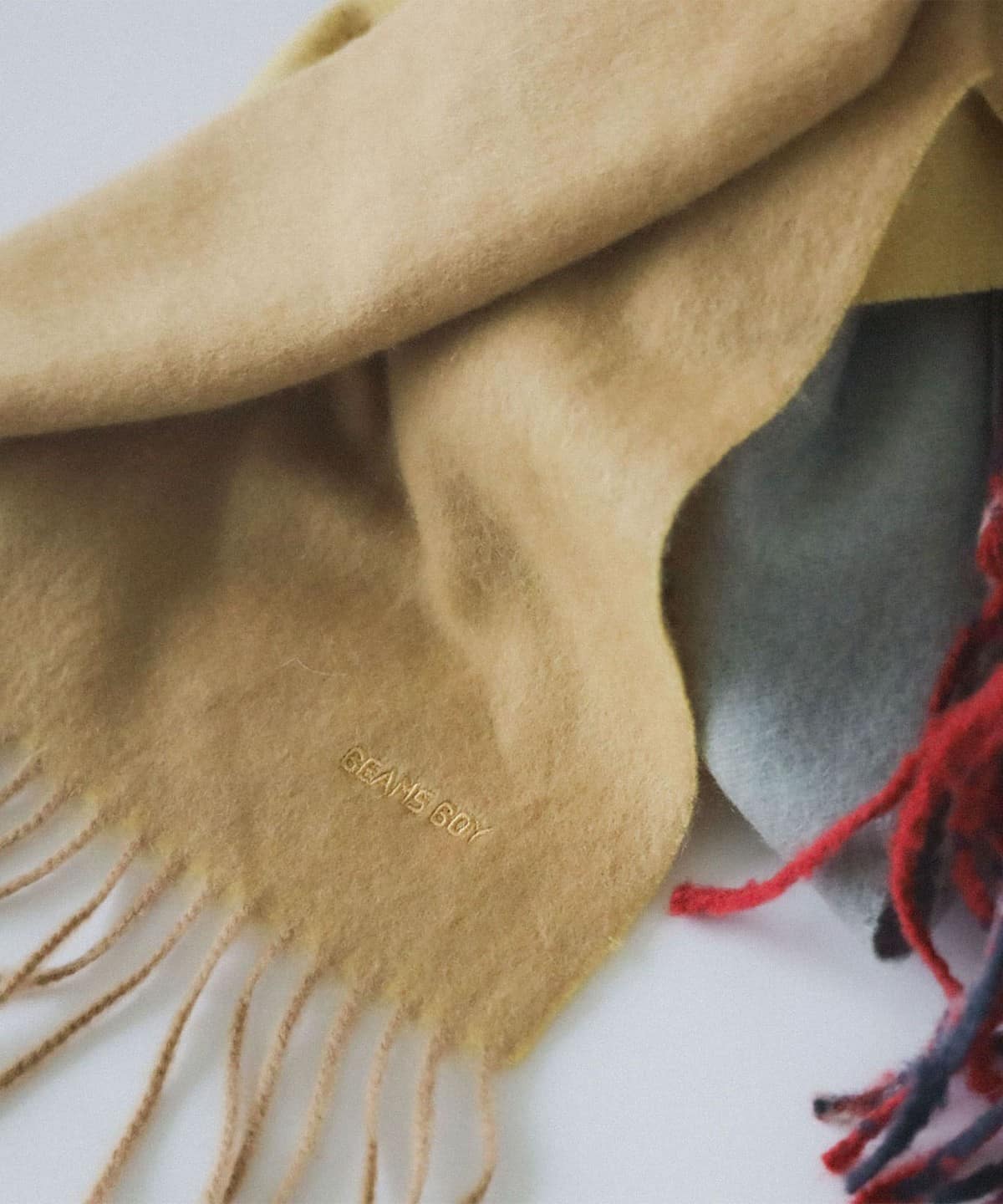 BEAMS BOY（ビームス ボーイ）2トーン カシミヤ マフラー