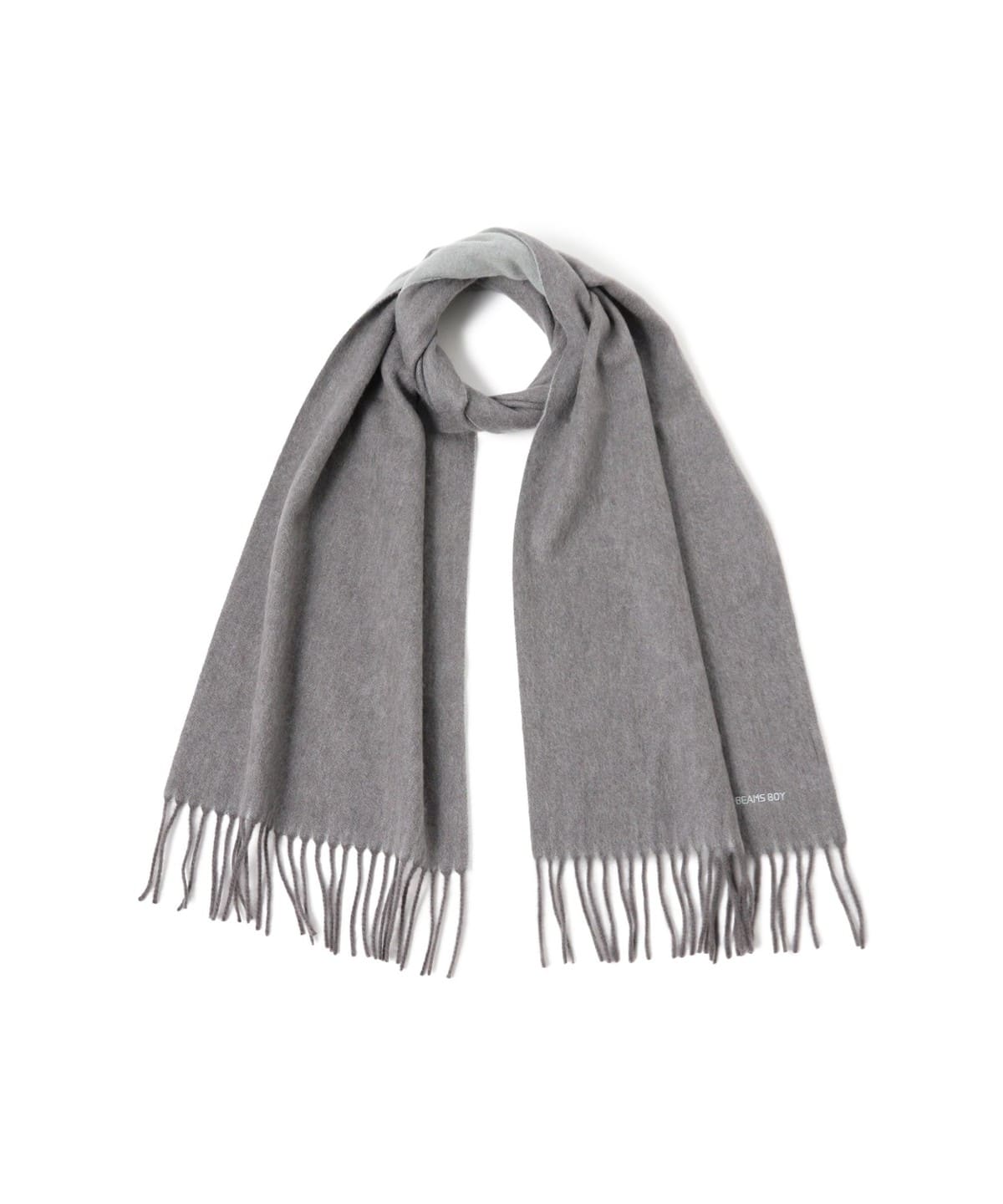 m DIESEL スウェット & beams グレー カシミヤマフラー BEAMS BOY（ビームス ボーイ）【1/15再値下げ】2トーン カシミヤ