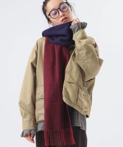 2トーン カシミヤ マフラー
