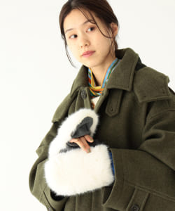 BEAMS BOY / フェイクファー グローブ 22FW