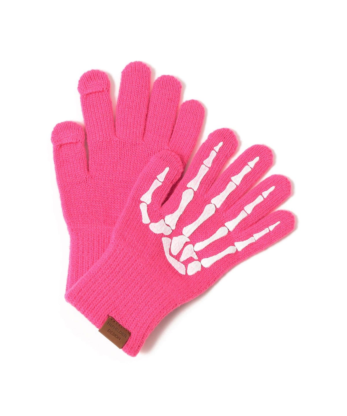 【別注】INFIELDER DESIGN インフィルダーデザイン / BONE GLOVE ファッション雑貨 WOMEN PINK ONE SIZE 【別注】INFIELDER DESIGN インフィルダーデザイン / BONE GLOVE ファッション雑貨 WOMEN PINK ONE SIZE