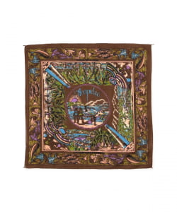 BINDU / 地图印花头巾 26S