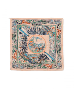 BINDU / 地图印花头巾 26S