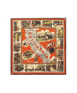 BINDU / マップ プリント バンダナ 26S