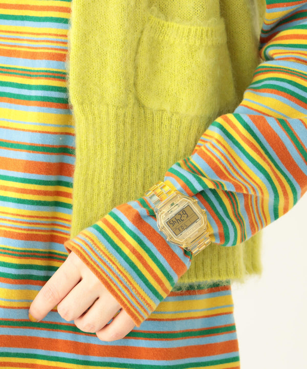 BEAMS BOY TIMEX × BEAMS BOY / Clear Yellow Classic Digital（時鐘