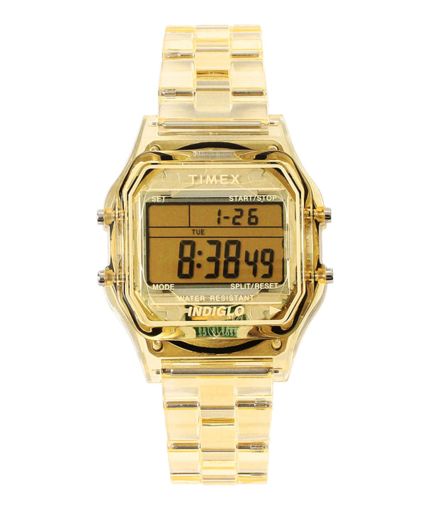 BEAMS BOY TIMEX × BEAMS BOY / Clear Yellow Classic Digital(時鐘