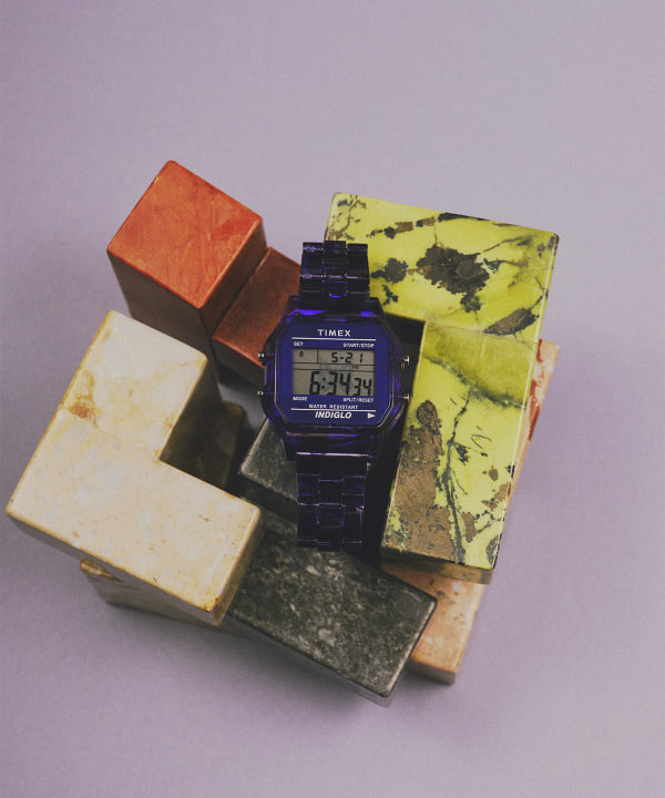 BEAMS BOY NEEDLES × TIMEX × BEAMS BOY / 別注Classic Digital Purple