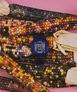 NEEDLES × TIMEX × BEAMS BOY / 別注 Classic Digital Purple 電子錶