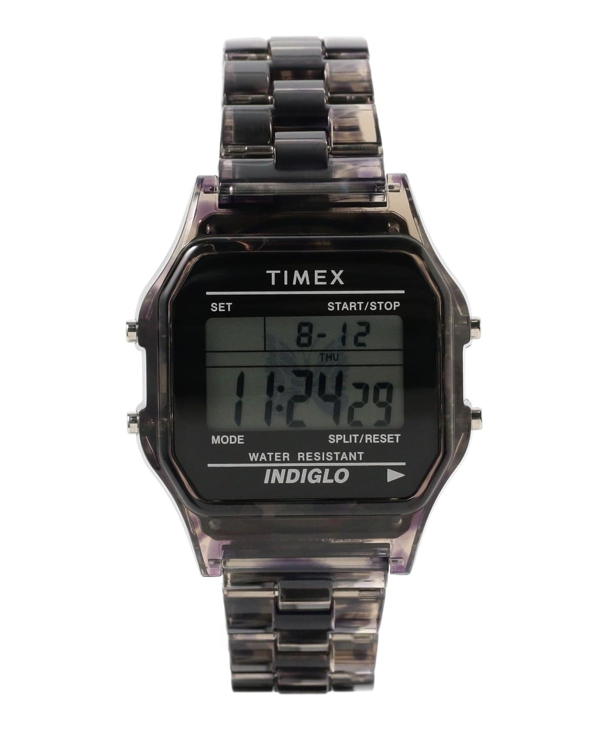 ニードルス タイメックス ビームスボーイ 腕時計 クラシック デジタル パープル
