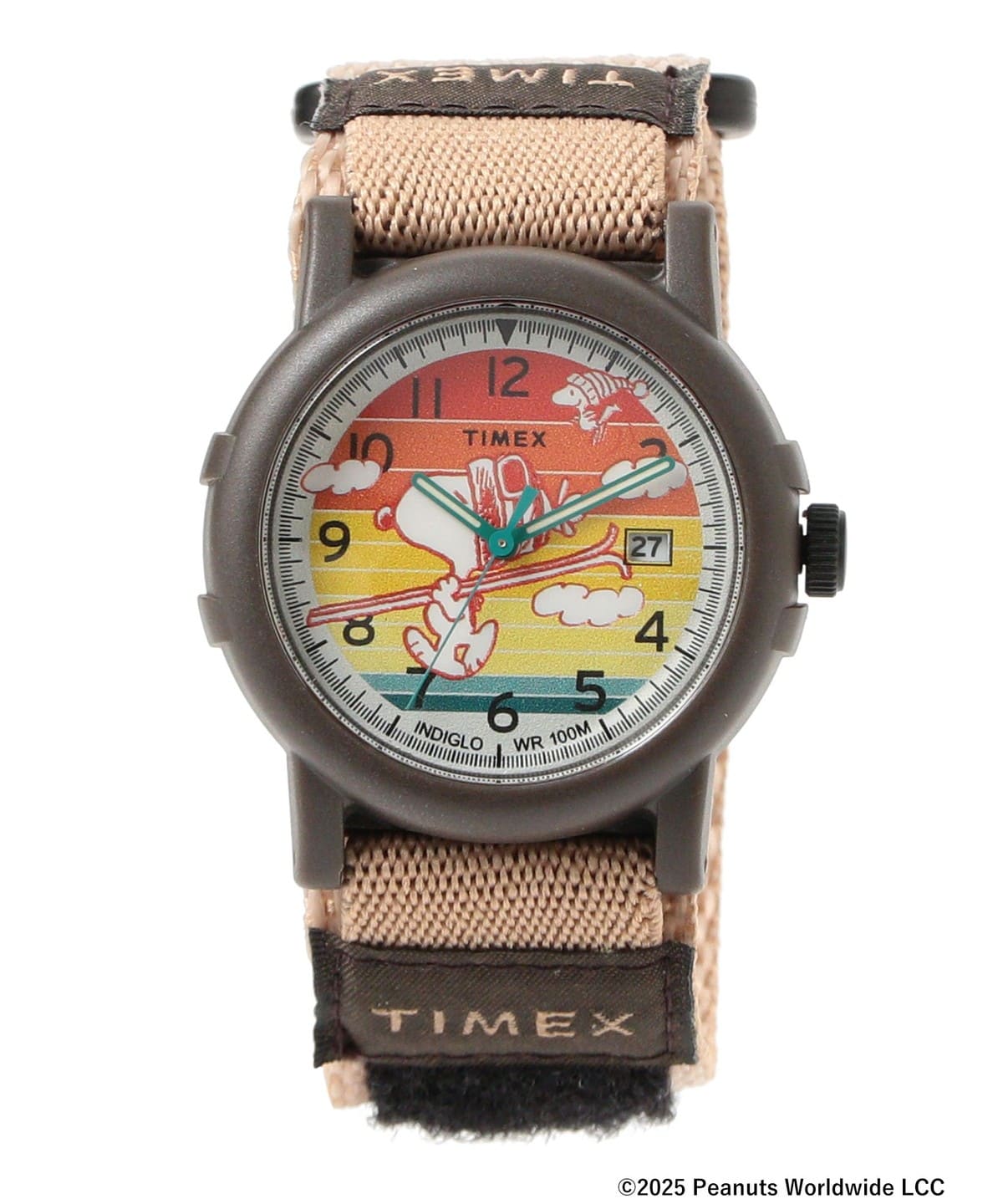TIMEX ^CbNX / PEANUTS CAMPER SKI v WOMEN BROWN ONE SIZE