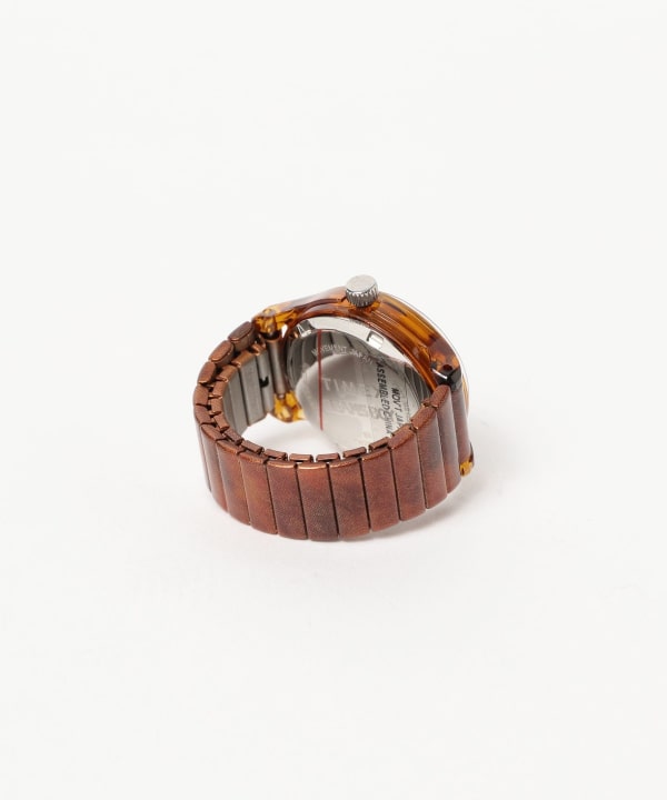【別注】TIMEX × BEAMS BOY / RING WATCH Tortoise shell