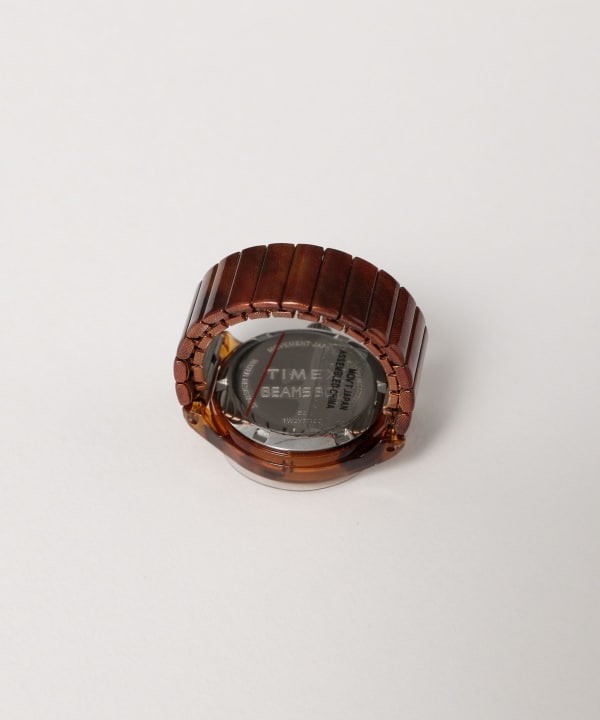 【別注】TIMEX × BEAMS BOY / RING WATCH Tortoise shell