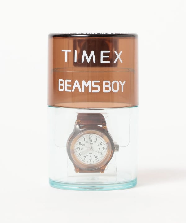 【別注】TIMEX × BEAMS BOY / RING WATCH Tortoise shell