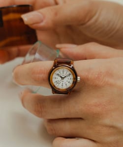 【別注】TIMEX / RING WATCH Tortoise shell