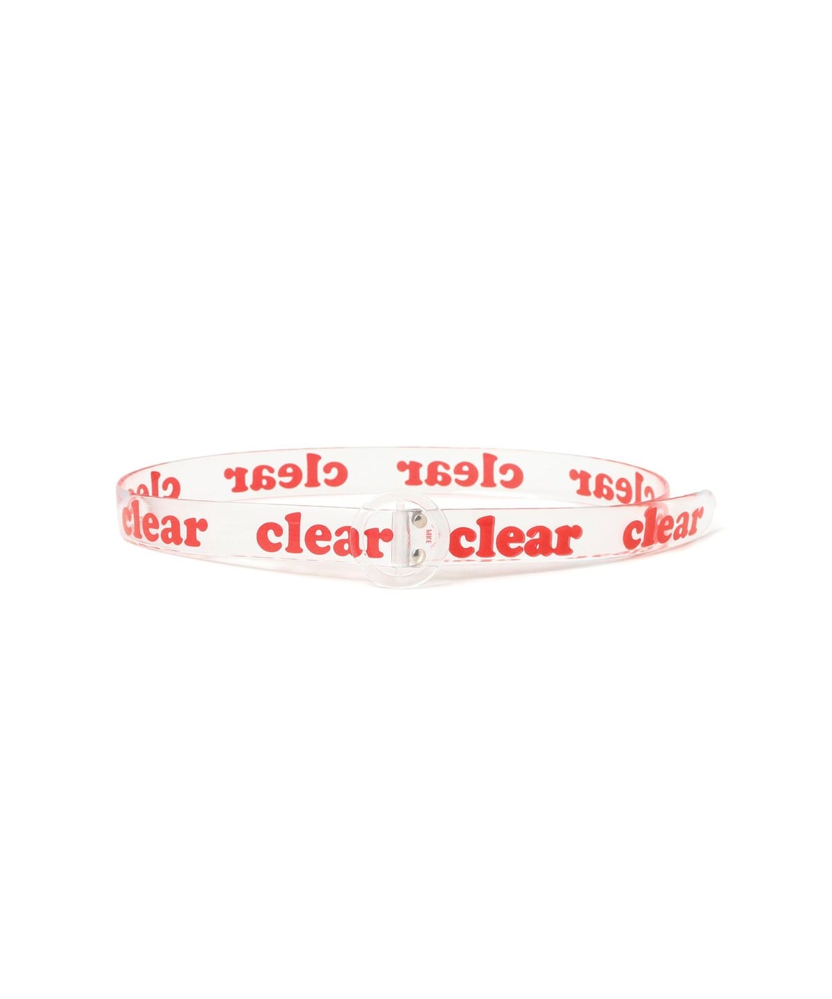 【別注】PIKE パイク / CLEAR BELT SP ファッション雑貨 WOMEN RED ONE SIZE 【別注】PIKE パイク / CLEAR BELT SP ファッション雑貨 WOMEN RED ONE SIZE